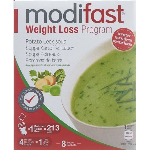 Modifast Programm Suppe Kartoffel-Lauch 8x 55g buy online