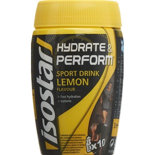 Isostar Hydrate & Perform Zitrone Pulver 400g buy online