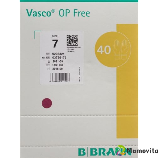 Vasco OP Free Handschuhe Grösse 7.0 40 Paar buy online