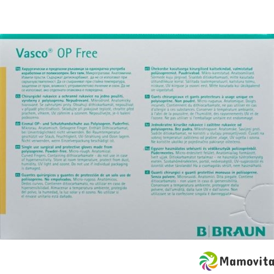 Vasco OP Free Handschuhe Grösse 8.0 40 Paar buy online