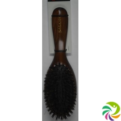 Herba rubber head brush with wild boar bristles