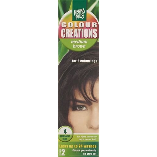 Henna Colour Creations Medium Brown 4 60ml buy online