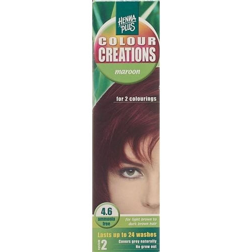 Henna Colour Creations Maroon 4.6 60ml buy online