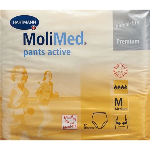 MoliMed pants active Grösse M Medium 75-100cm 12 Stück buy online