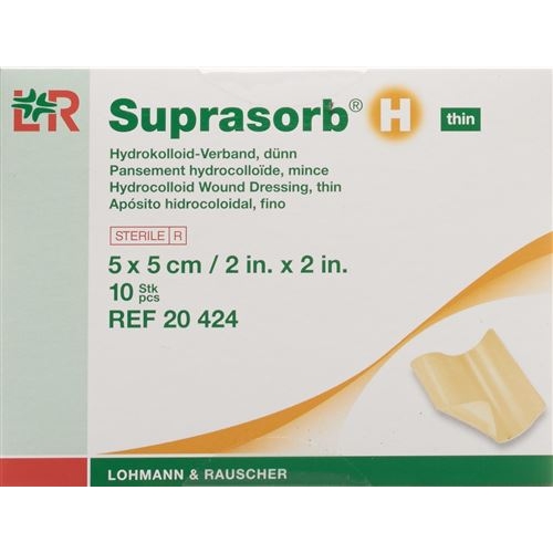 Suprasorb H Duenn 5x5cm 10 Stück buy online