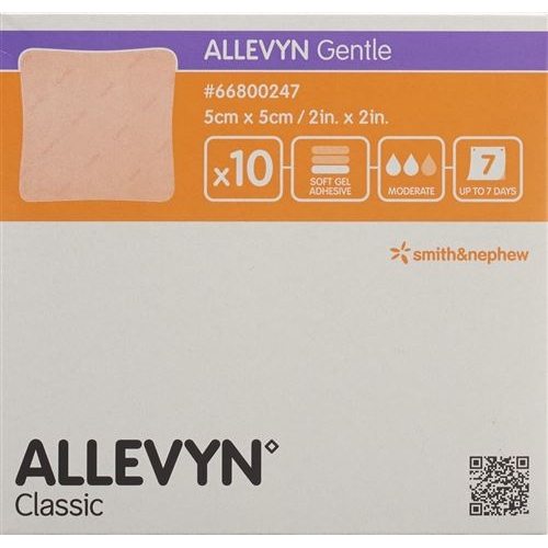 Allevyn Gentle Wundverband 5x5cm 10 Stück buy online