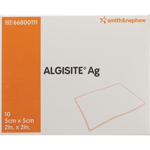 Algisite Ag Alginat Kompressen 5x5cm 10 Stück buy online