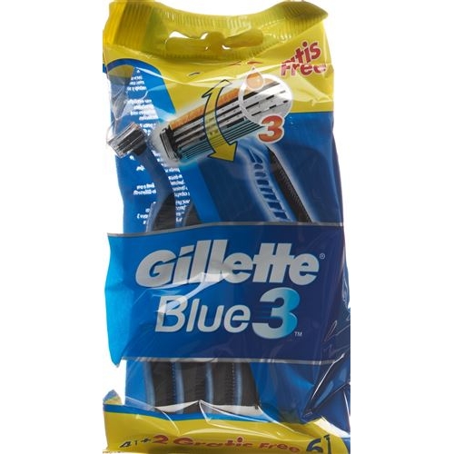 Gillette Blue 3 Smooth Disposable razors 6 pieces buy online