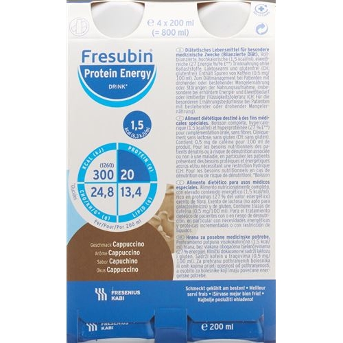 Fresubin Protein Energy Drink Cappuccino 4x 200ml buy online