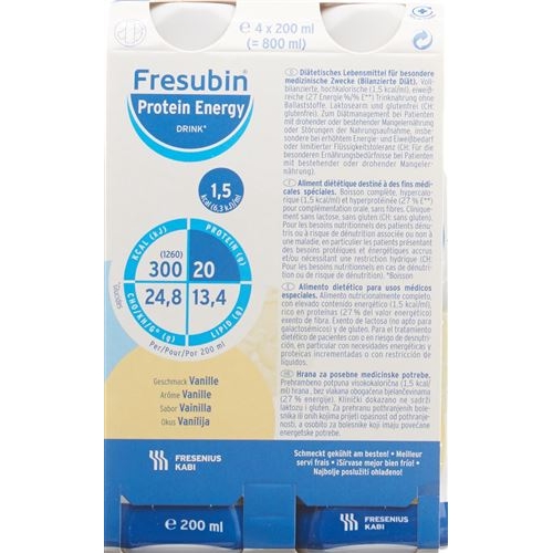 Fresubin Protein Energy Drink Vanille 4x 200ml buy online