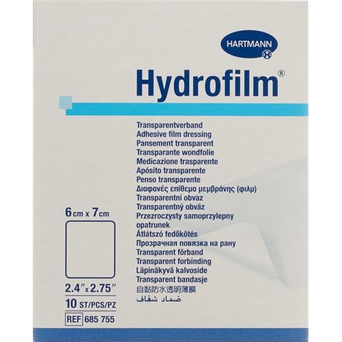 Hydrofilm Wundverband Film 6x7cm Transparent 100 Stück buy online