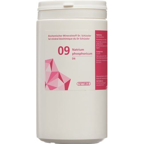 Phytomed Schüssler Nr. 9 Natr Phos Tabletten D 6 50 Stück buy online