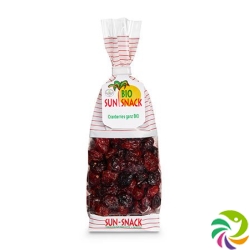 Sun Snack Cranberries Ganz Bio Beutel 200g