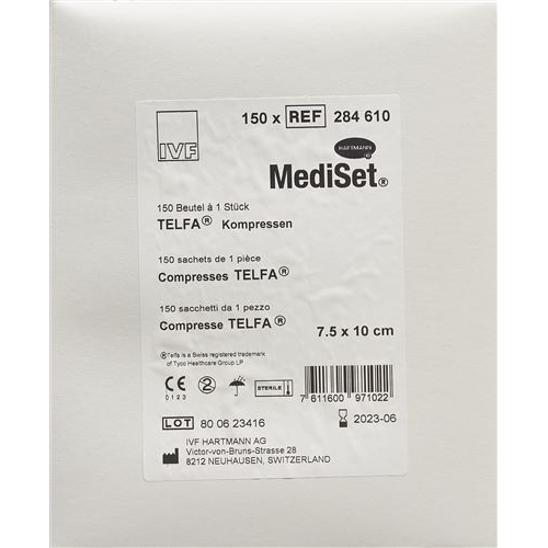 Dermaplast Compress Plus 7.5x10cm Steril 150 Stück buy online