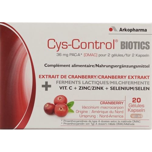 Cys-Control Biotics Kapseln 20 Stück buy online