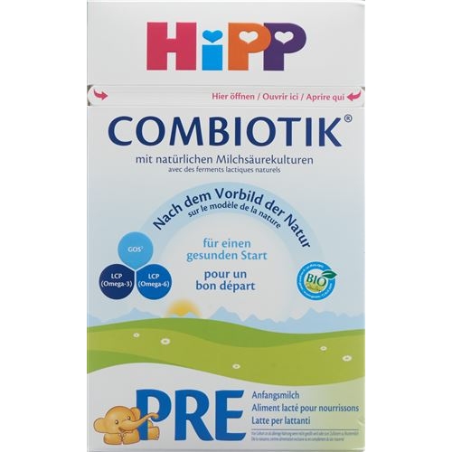 Hipp Pre Anfangsmilch Bio Combiotik 25 Beutel 23g buy online