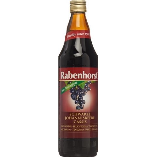 Rabenhorst Blackcurrant Nectar Organic 750 ml buy online