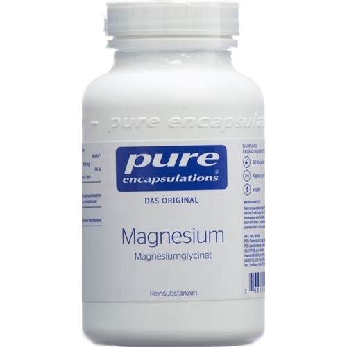 Pure Magnesium Glycinat Kapseln Neu Dose 90 Stück buy online