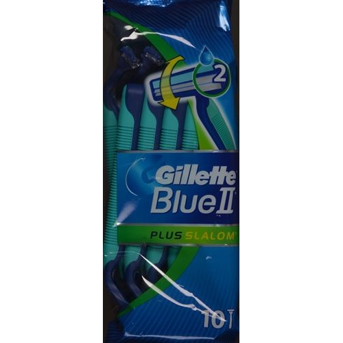 Gillette Blue II Plus Slalom disposable razor 10 pieces buy online