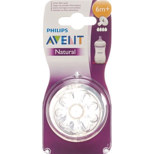 Avent Philips Natural Sauger 4 6m 2 Stück buy online