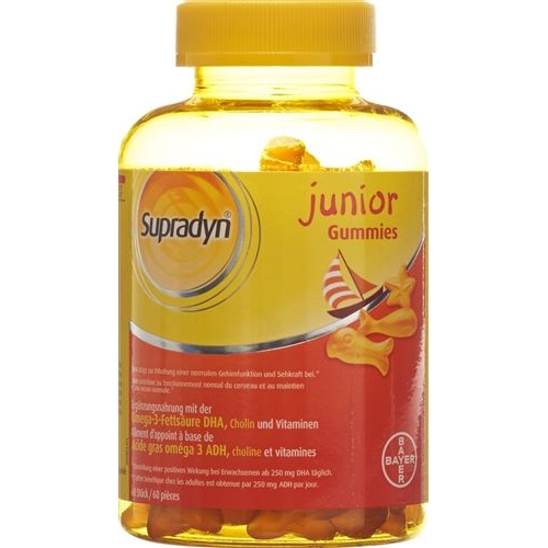 Supradyn Junior jelly tin 60 pieces buy online