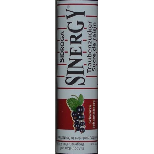 Sinergy Traubenzucker Johannisb Schwarz Rolle 40g buy online