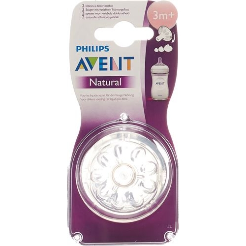 Avent Philips Naturnah Variabler Sauger 2 Stück buy online