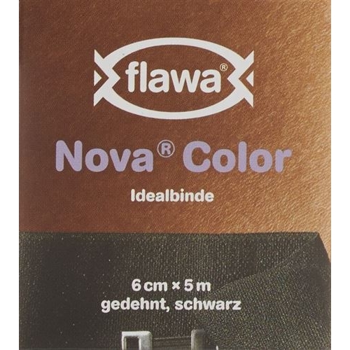 Flawa Nova Color ideal bandage 6cmx5m black buy online