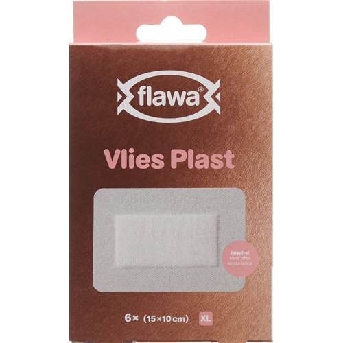 Flawa Vlies Plast Grösse XL 10x15cm 6 Stück buy online