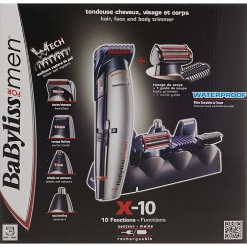 Babyliss trimmer X-10 hair-face body buy online