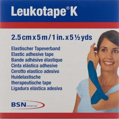 Leukotape K paving binder 5mx2.5cm blue 5 pcs buy online