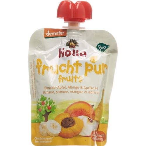 Holle Pouchy banana apple Mango & Apricot 90g buy online