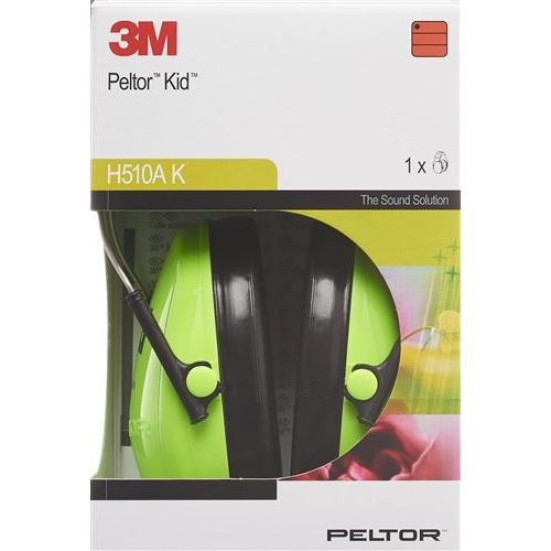 3M Peltor Kid headband SNR = 27 dB neon-green buy online