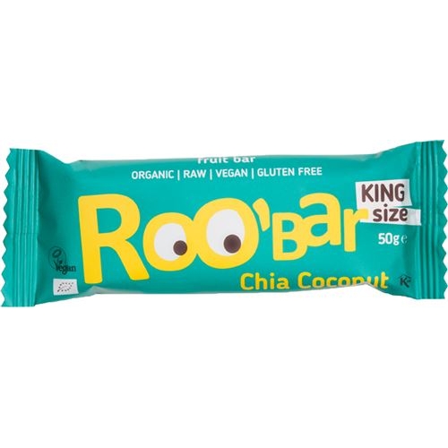 Roobar raw bar Chia Coconut 16 x 50 g buy online