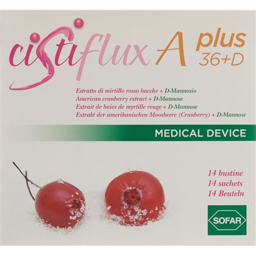 Cistiflux A36 + DMannose dietary supplement Cranberry 14 Btl 5 g buy online