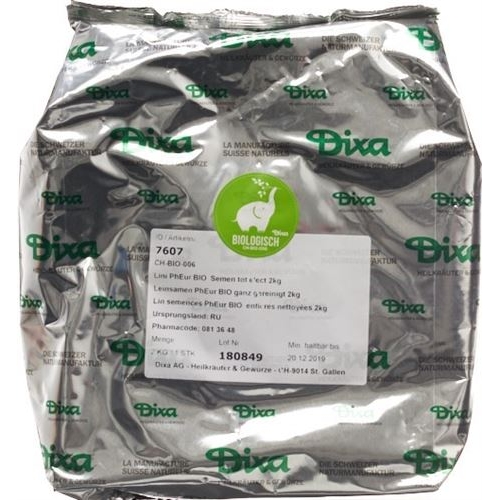 Dixa Flaxseed PhEur BIO completely cleaned 1 kg buy online