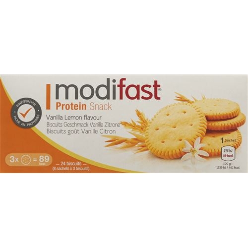 Modifast protein snack Biscuit vanilla Citron 8 x 19.5 g buy online