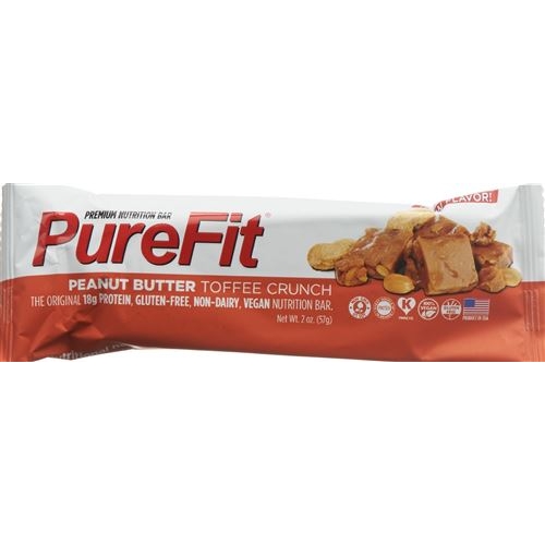 PureFit Protein Bar Toffee Crunch 100% vegan 15 x 57 g buy online