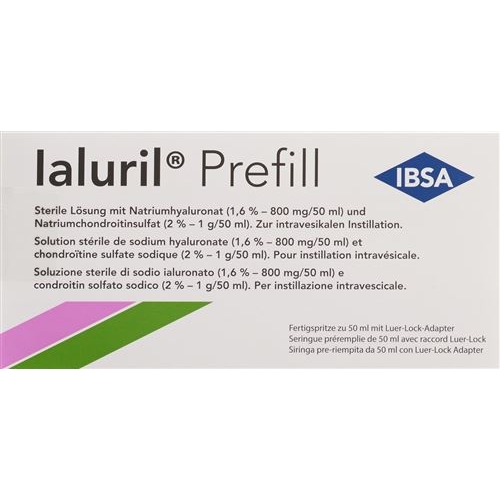 Ialuril prefill with luer lock adapter and Ialuadapter Fertspr 50 ml buy online