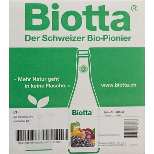 Biotta Vital Digest 6 bottles 5 dl buy online