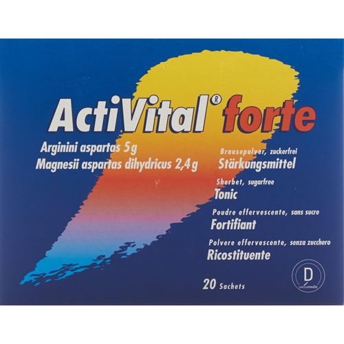 Activital Forte Brause Pulver Orange Limet Beutel 10 Stück buy online