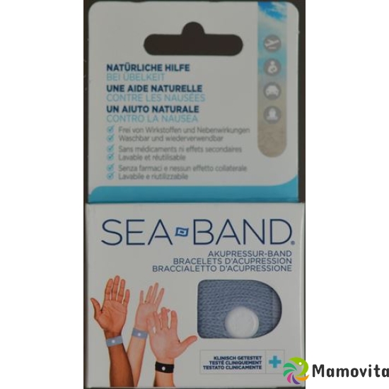 Sea-Band acupressure band adult gray 1 pair buy online