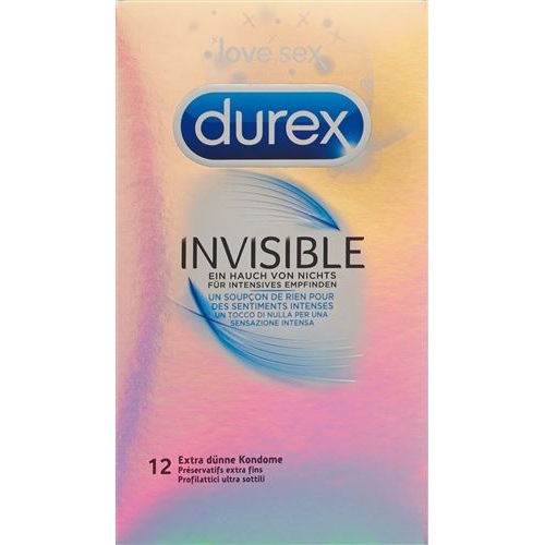 Durex Invisible Condoms 12 pieces buy online