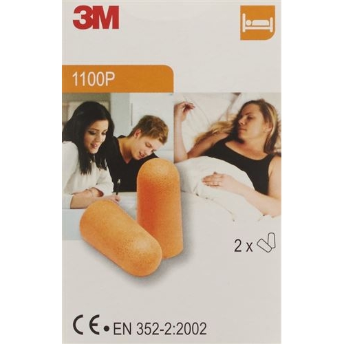 3M Earplugs Gehörschutz Schaumstoff 2 Paar buy online