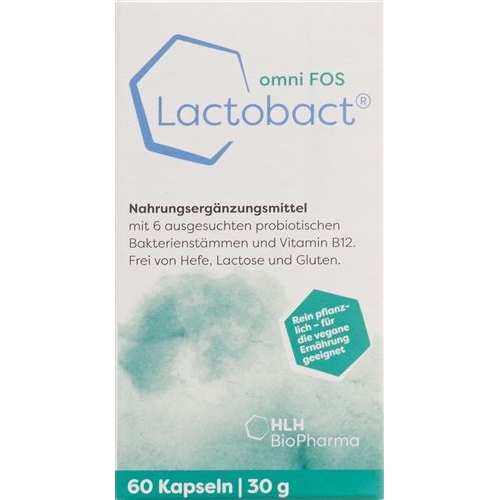 Lactobact Omni Fos Kapseln Dose 300 Stück buy online