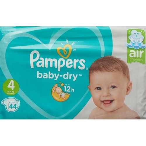 Pampers Baby Dry Grösse 4 9-14kg Maxi Sparpack 46 Stück buy online