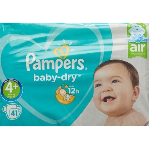 Pampers Baby Dry Grösse 4+ 9-20kg Maxi Sparpack 41 Stück buy online