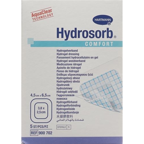 Hydrosorb Comfort Hydrogel 4.5x6.5cm Steril 5 Stück buy online