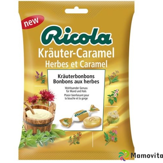 Ricola Kräuter-Caramel ohne Zucker Beutel 125g buy online