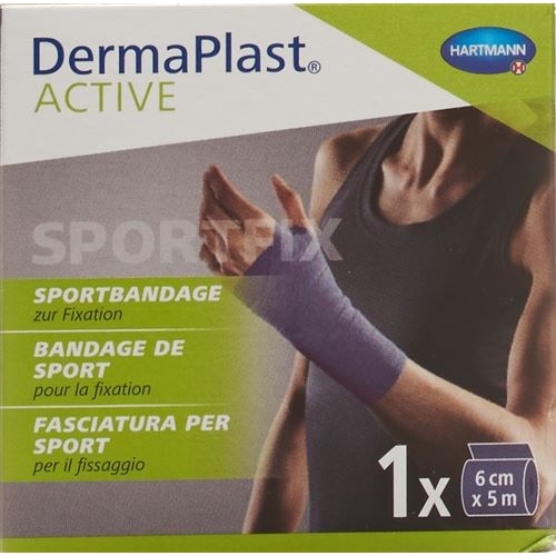 Dermaplast Active sports bandage 6cmx5m blue buy online